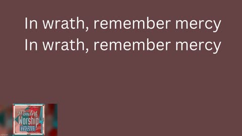 Remember Mercy ( Renew Them ) Brian Doerkson