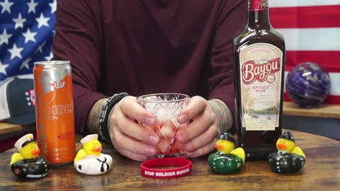 William Campbell Jr - Bayou Spiced Rum & Redbull Strawberry Apricot Energy Drink