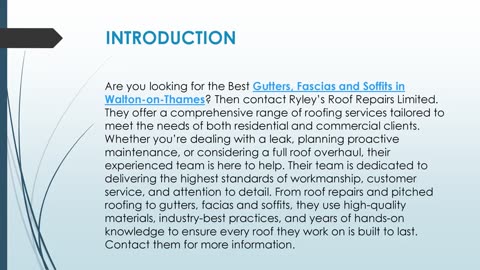 Best Gutters, Fascias and Soffits in Walton-on-Thames