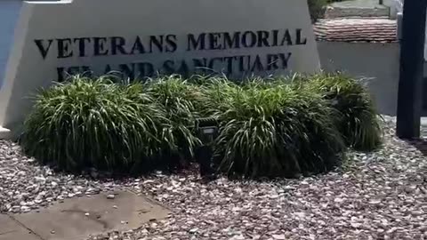 Front entrance to the Veteran Memorial Sanctuary Island in Vero Beach Florida History Armed Forces