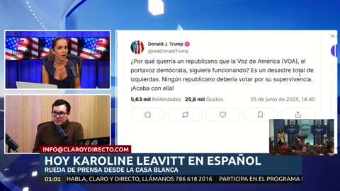 EN VIVO, ¿Por que los medios son ANTI-TRUMP? y Karoline Leavitt EN ESPAÑOL