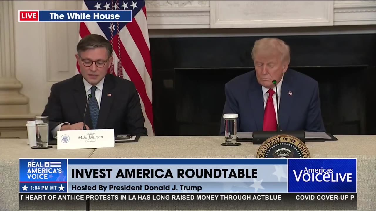 SPEAKER JOHNSON ON TRUMP ACCOUNTS AND THE BBB