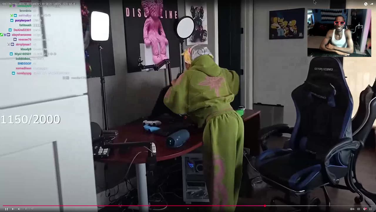 BROOKLYN FROST DESTROYS DESHAE FROST'S SET UP REACTION