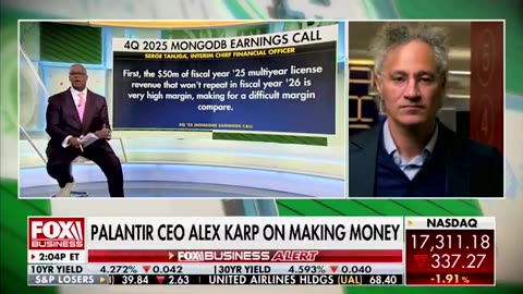 Palantir’s CEO Alex Karp “I’m pro-DOGE. I believe it’s going to be great for America,