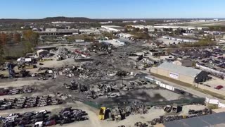 NTSB releases aerial footage of the site where the UPS Flight 2976 plane crashed in Louisville