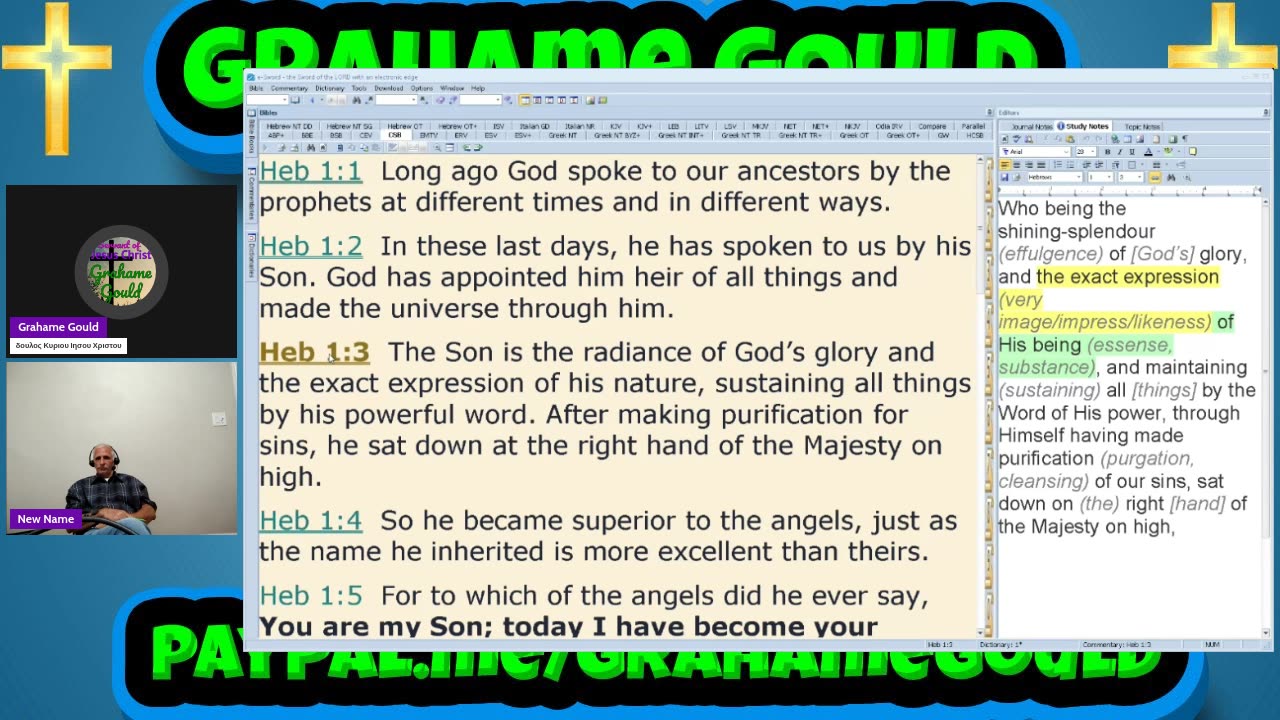Discussion of the doctrine of the Trinity
