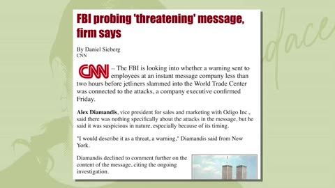 The Jews working in the World Trade Center were forewarned