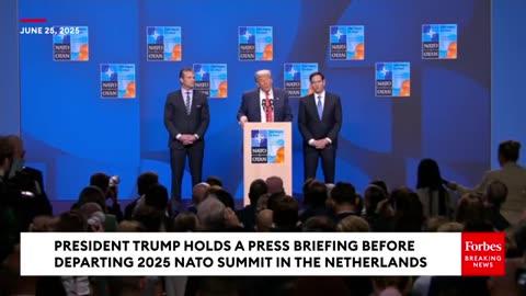 Trump, Hegseth, Rubio Take Questions At The NATO Summit