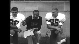 1962 - Coach Tom Mont and His DePauw University Football Team