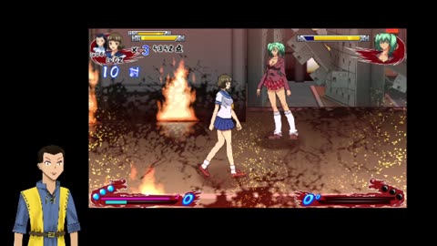 Ikkitousen: Xros Impact (PSP/RetroArch) Kanou arcade pt. 1