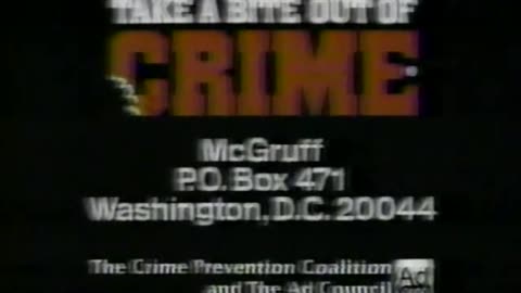 McGruff The Crime Dog with Regina - "Users Are Losers" TV Commercial from 1988 - "Don't Use Drugs"