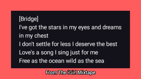 Don't Need No Man | (Song 10 of the iGIRL Mixtape)