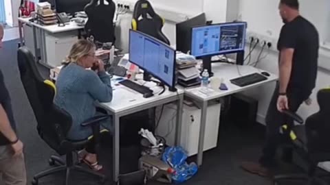 Office Chair Fails: Gravity Always Wins! 😂