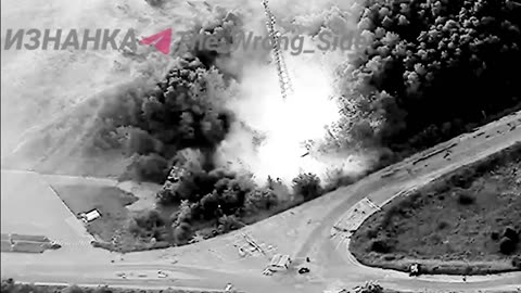 Russians Attacked a Communications Tower With an Iskander and a Geran Drone