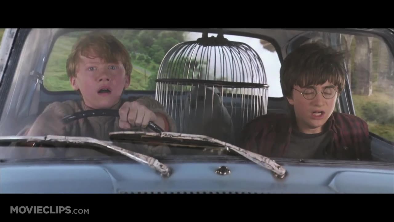 Harry Potter and the Chamber of Secrets (2/5) Movie CLIP - Reckless Flying (2002) HD