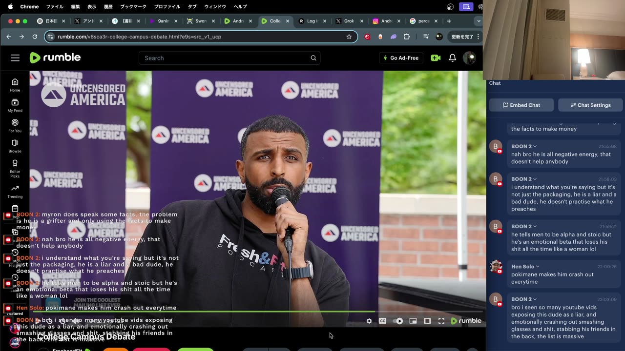 WYRON FIGHTING LIBERALS ON CAMPUS VIDEO XD