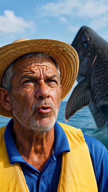 O MAR FICOU PEQUENO PRA ESSE PEIXE 😱🌊