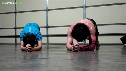 me and my uncle working out