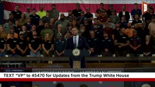 LIVE: VP Vance Delivers Remarks in La Crosse, WI...