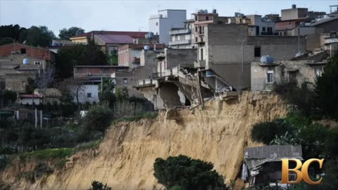 Sicily landslide forces evacuation of 1,500