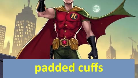fanfiction-batman: padded cuffs by envysparkler