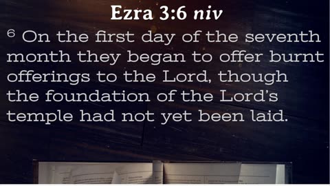 Sunday Morning 05-03-25, Ezra: Restoring the Altar First! Ezra 3:1-6