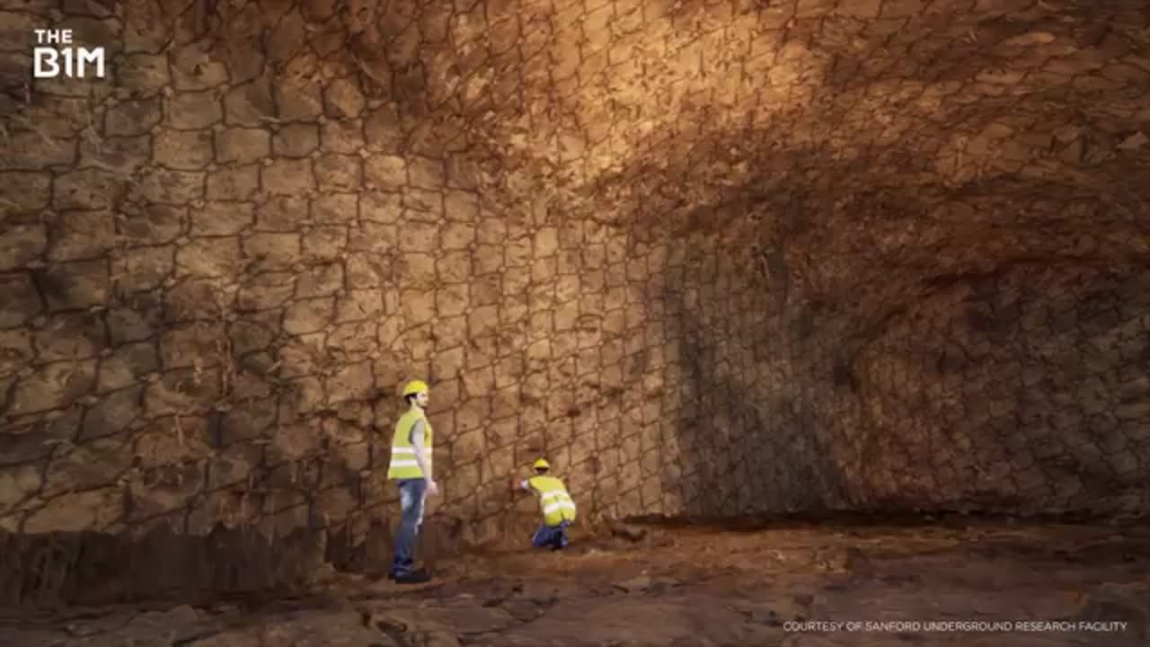Why America is Hollowing Out a Mountain - building something huge inside an old gold mine.