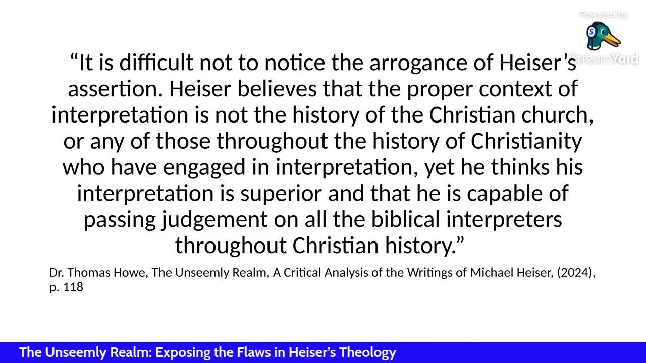 The Unseemly Realm: Exposing the Flaws in Heiser’s Theology