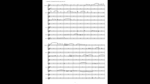 J.S. Bach - Well-Tempered Clavier: Part 1 - Fugue 04 (Saxophone Choir)