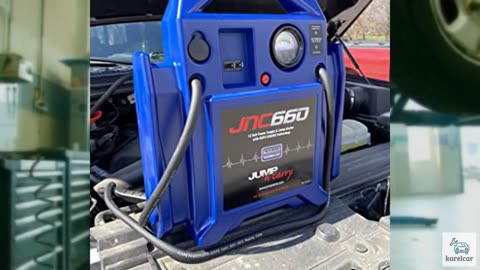 Clore Automotive Jump-N-Carry JNC660 1700 Peak Amp 12 Volt Jump Starter , Blue