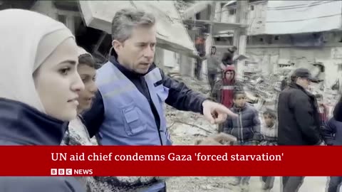 People in Gaza subjected to forced starvation, says top UN official | BBC News