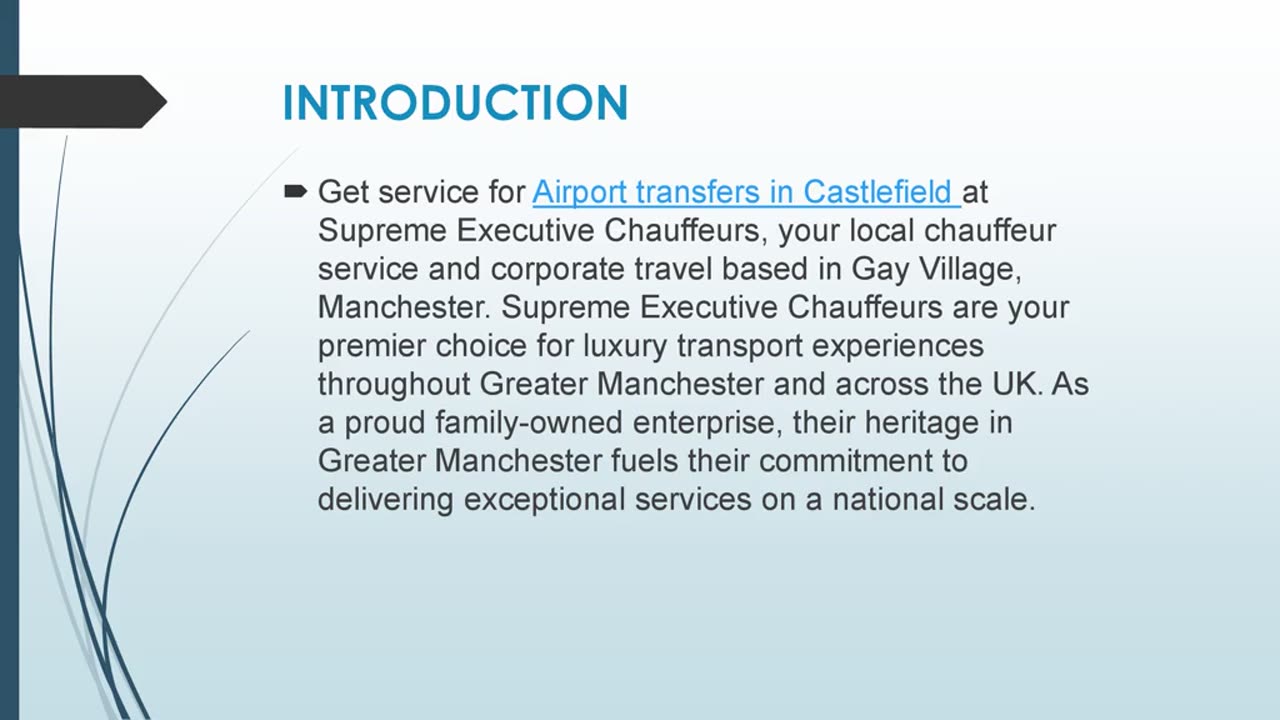 Best Airport transfers in Castlefield