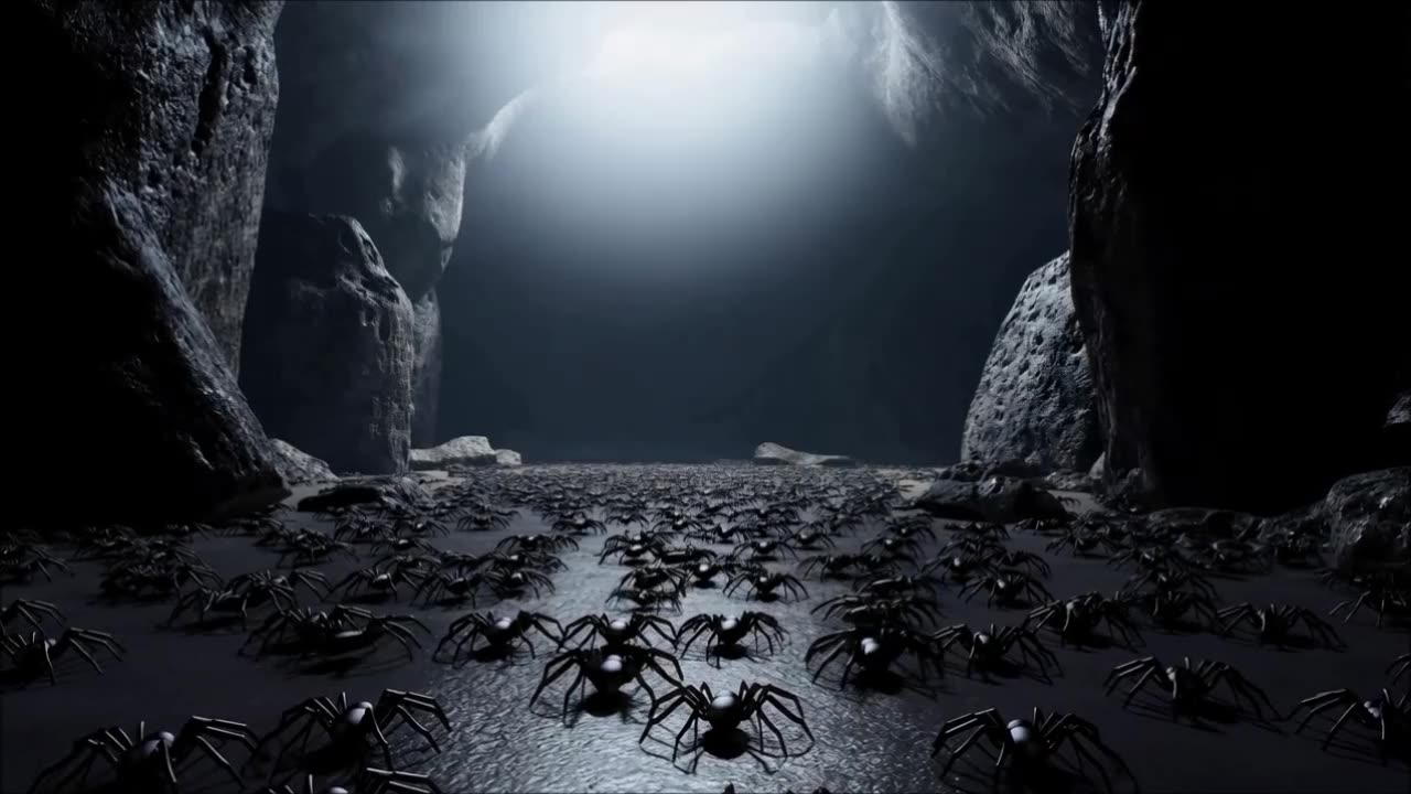 1 Hour Of Spiders Crawling On Your Corpse in a Cave | Creepy & Weird Ambience | 1 Hour Binaural