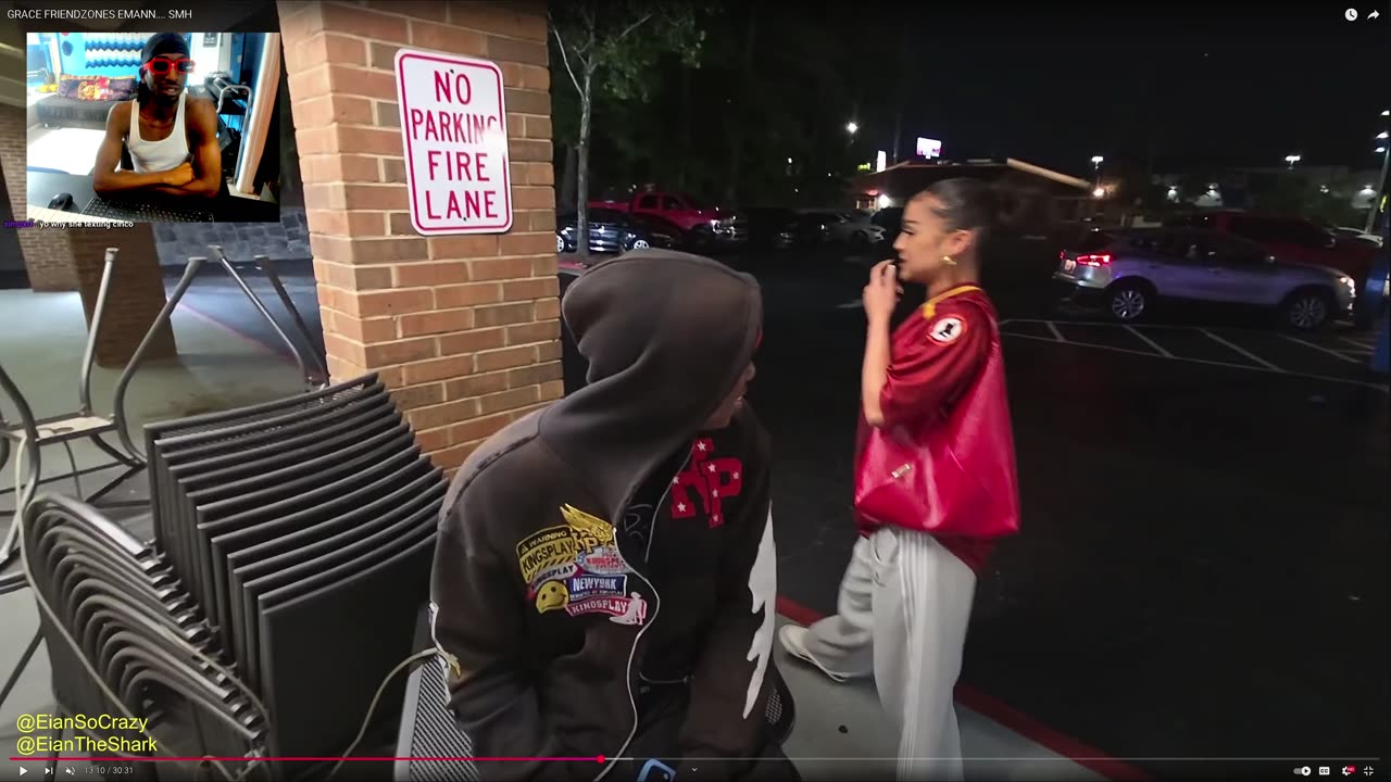 Reacting to Emann Live GRACE FRIENDZONES EMANN…. SMH