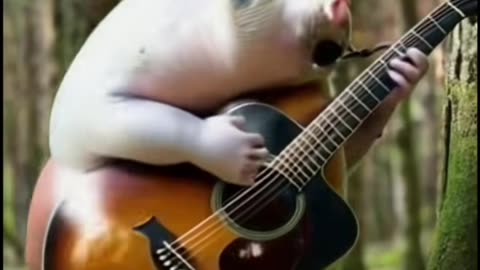 #ai #funny #pig #animal #guitar #fyp