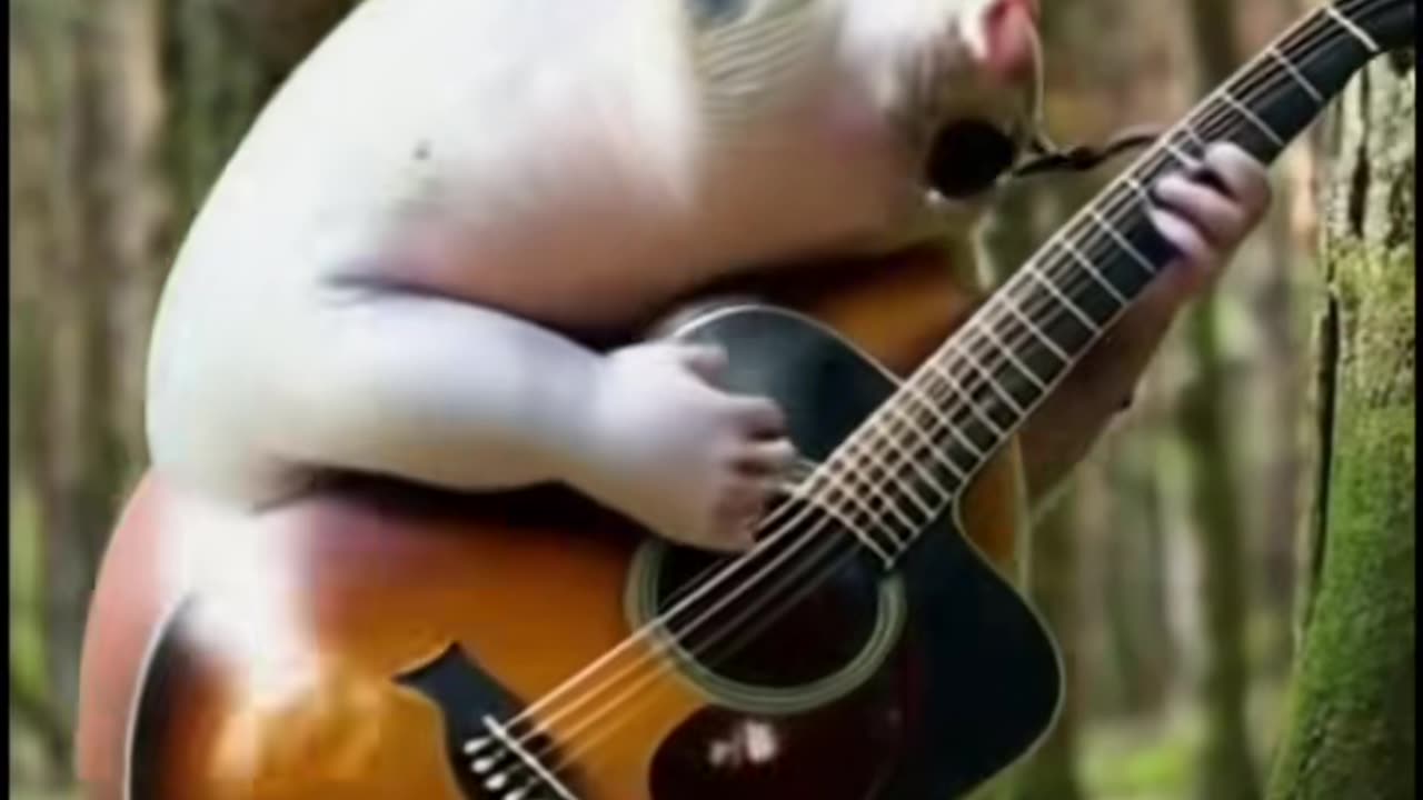 #ai #funny #pig #animal #guitar #fyp
