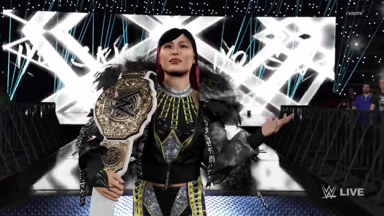 Smackdown WWE 2K25 - Women's World Championship - Rhea Ripley VS Iyo Sky - HDR