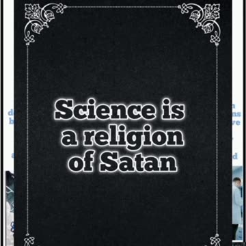 Science is witchcraft. Onanism is a sin. REPENT