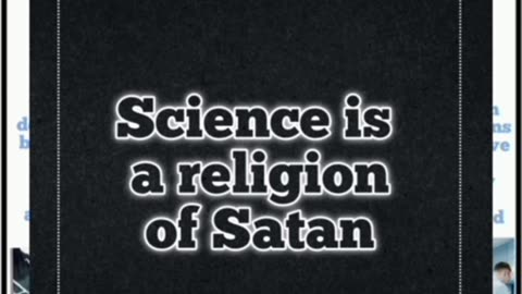 Science is witchcraft. Onanism is a sin. REPENT