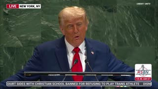 WATCH: President Trump Gives a Major Address to the United Nations General Assembly in NYC - 9/23/25