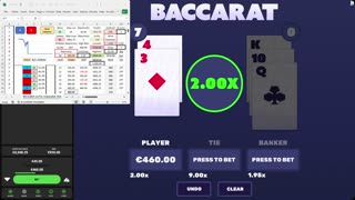 Baccarat - 50 units won in 45 minutes, 47.9% HR, 497 unit drawdown, to level 14, Hollandish LCS