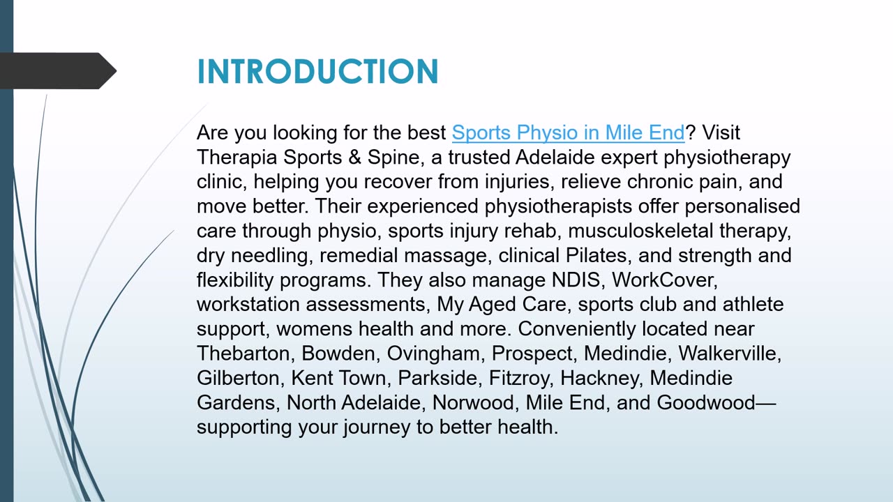 Best Sports Physio in Mile End