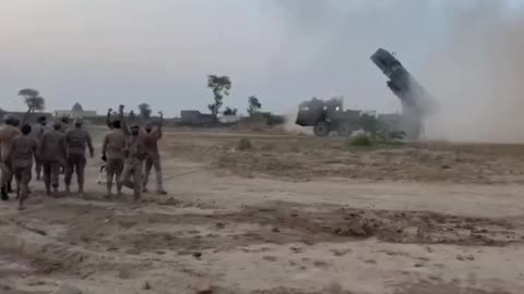 Pakistanis Fire Ground-Launched Missiles into India