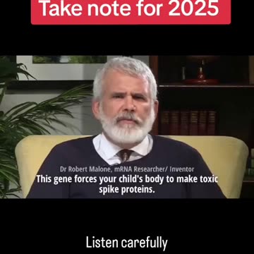 2025 mRNA Vaccine Warning from the Inventor, Creator of the mRNA Technology