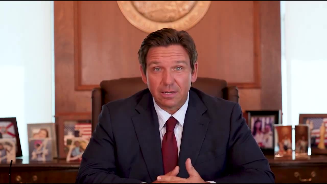 FLA Gov Ron DeSantis supports a ban on geoengineering & weather modification
