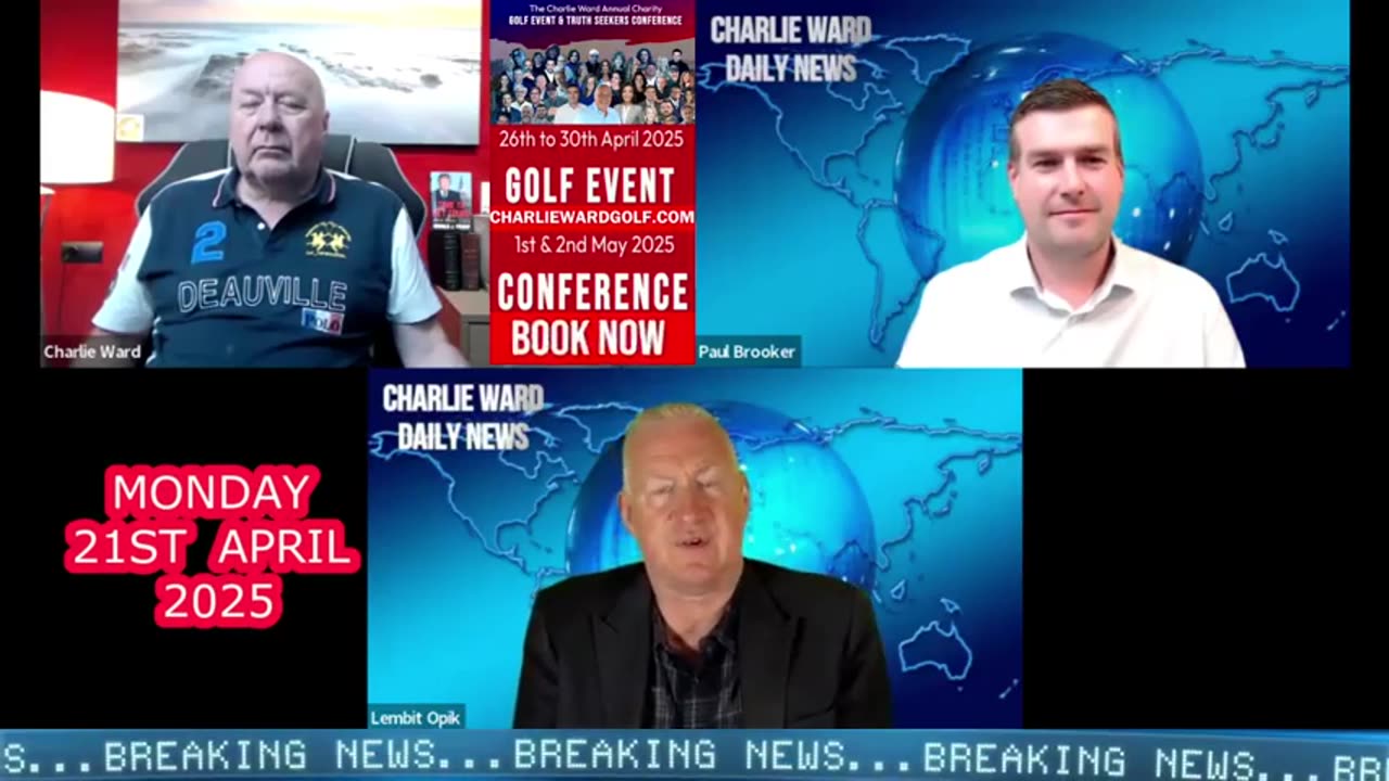 Charlie Ward SHOCK DISCOVERY 4.21.25 - An Emergency Reset Coming.......