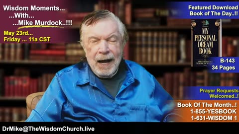 Re-Air: Wisdom Moments With Mike Murdock..!!!