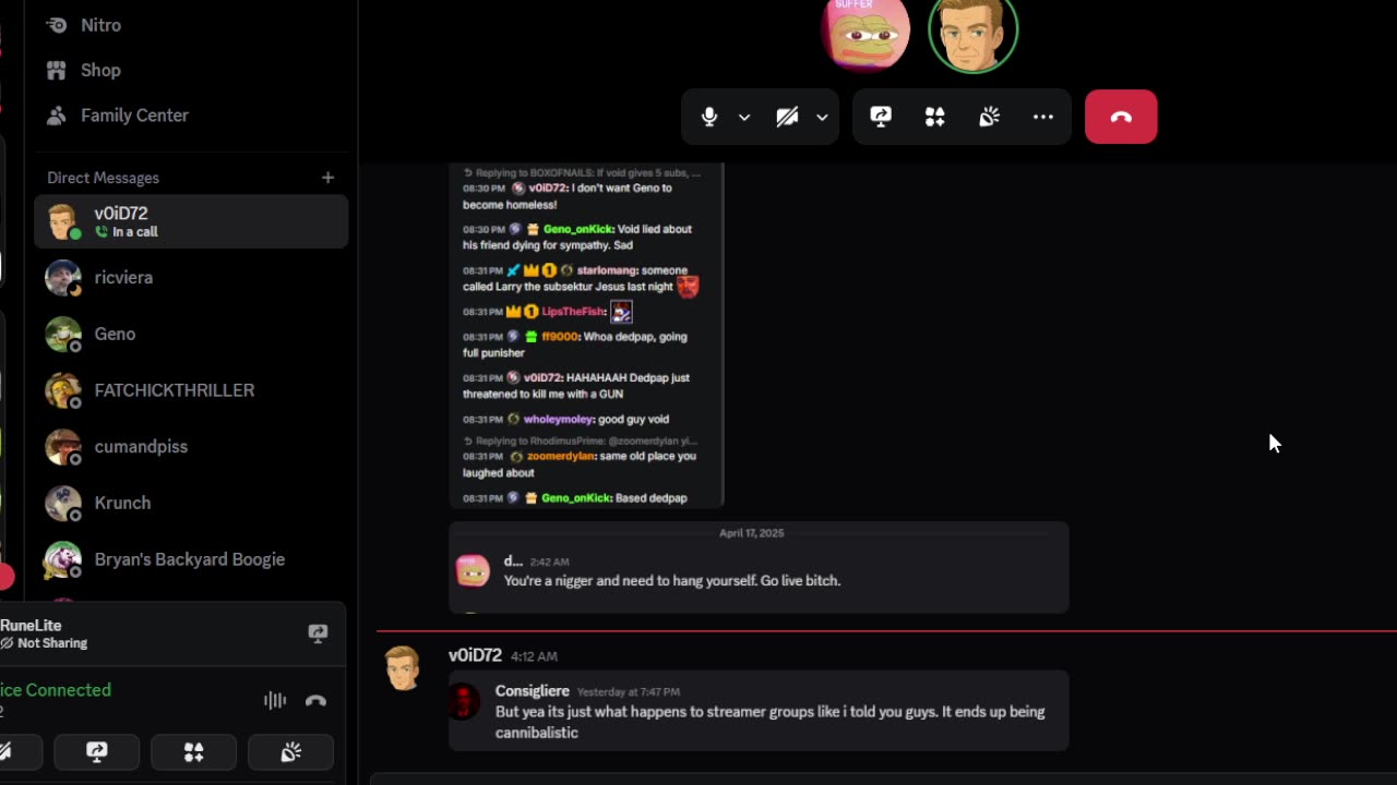v0id is a pedophile, he can't deny this as I deleted his admission with his messages.