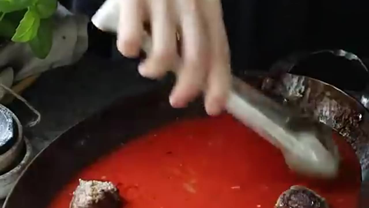 Everything from scratch, a delicious meatball sandwich