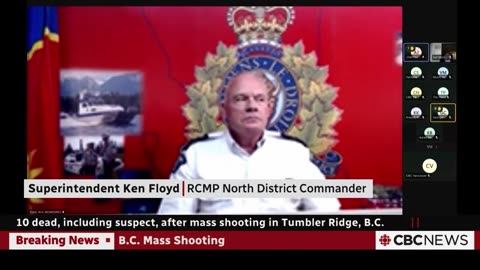 RCMP clarifies that ten people were killed in the Tumbler Ridge, Canada shootings.
